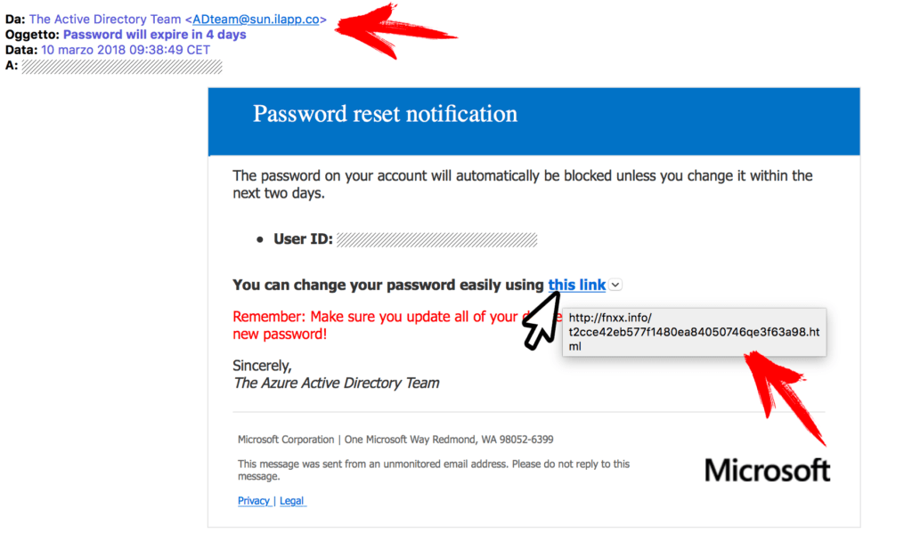 Password expire