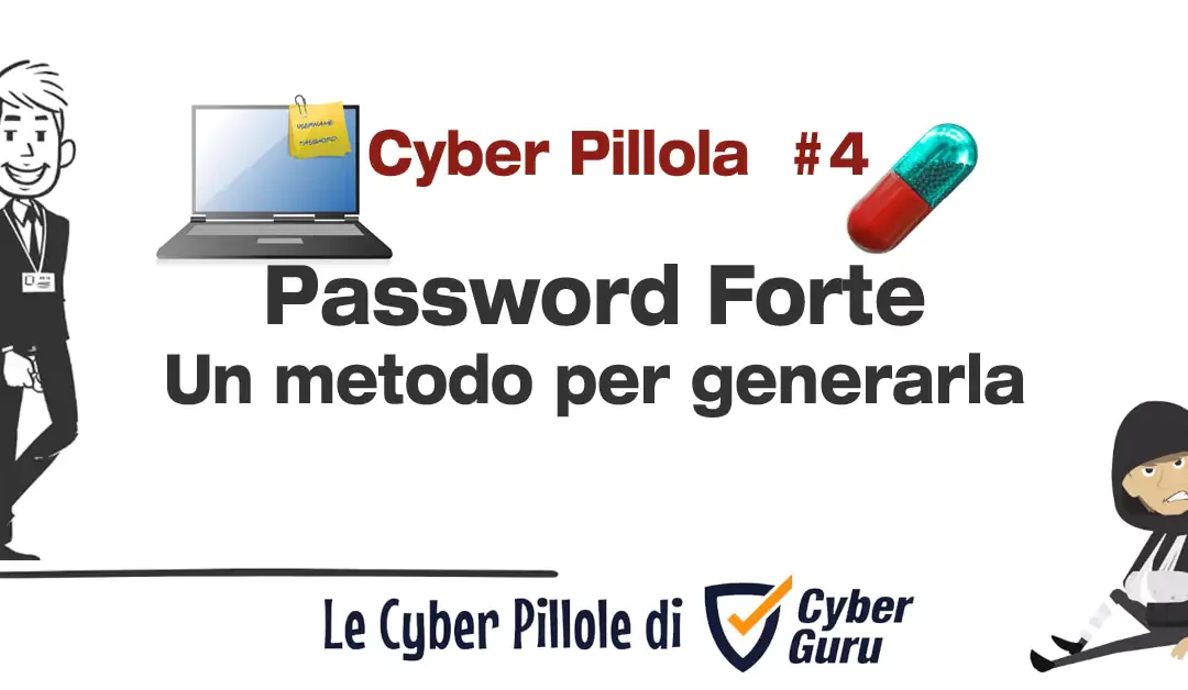 Cyber Pillola – #4 Password – il Metodo