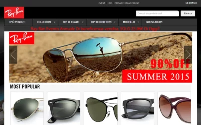 La truffa dei Ray-Ban ancora su Facebook