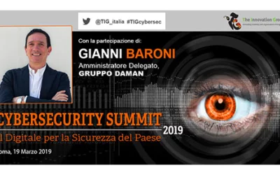 CYBERSECURITY SUMMIT ROMA 2019: 19 marzo