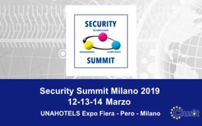 Security Summit 2019: 12-14 Marzo a Milano