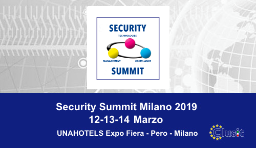 Security Summit 2019: 12-14 Marzo a Milano