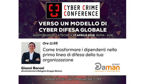 Cyber Crime Conference 2019 – Roma 17 Aprile