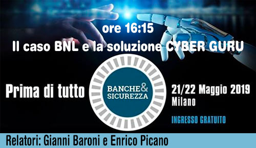 PRIMA DI TUTTO #banchesicurezza