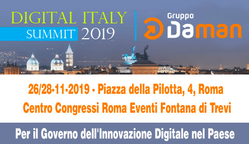 DIGITAL ITALY SUMMIT 2019 – 26/28 novembre