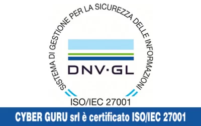 Cyber Guru srl ottiene la Certificazione ISO/IEC 27001