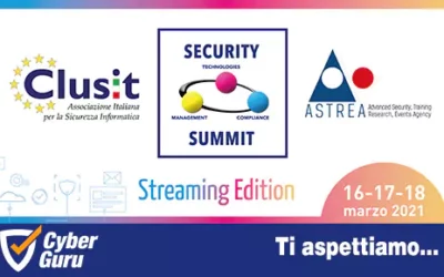 Security Summit 2021 – Streaming Edition – 16 marzo
