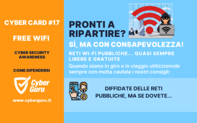 Cyber Card #17 – Wi-Fi pubblici: usarli sempre con cautela