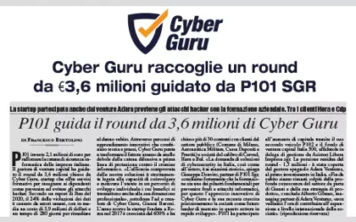 P101 guida il round da 3,6 milioni di Cyber Guru – Milano Finanza