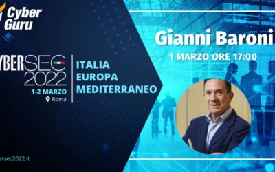 Cyber Guru partecipa al Cybersec2022