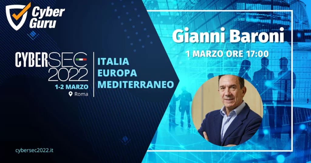 Cyber Guru partecipa al Cybersec2022