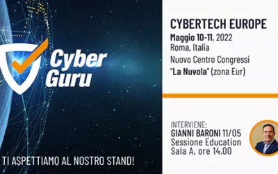 Cyber Guru estará presente en Cybertech Europe 2022