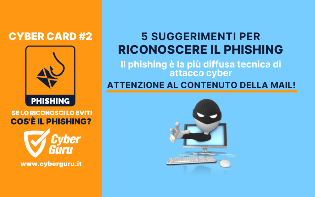 Cyber Card #02 – Phishing: 5 suggerimenti pratici