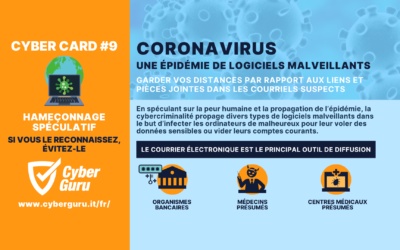 Carte virtuelle #09 – Coronavirus : une épidémie de logiciels malveillants