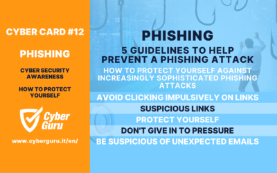 Cyber Card #12 – 5 rules to prevent a phishing attack