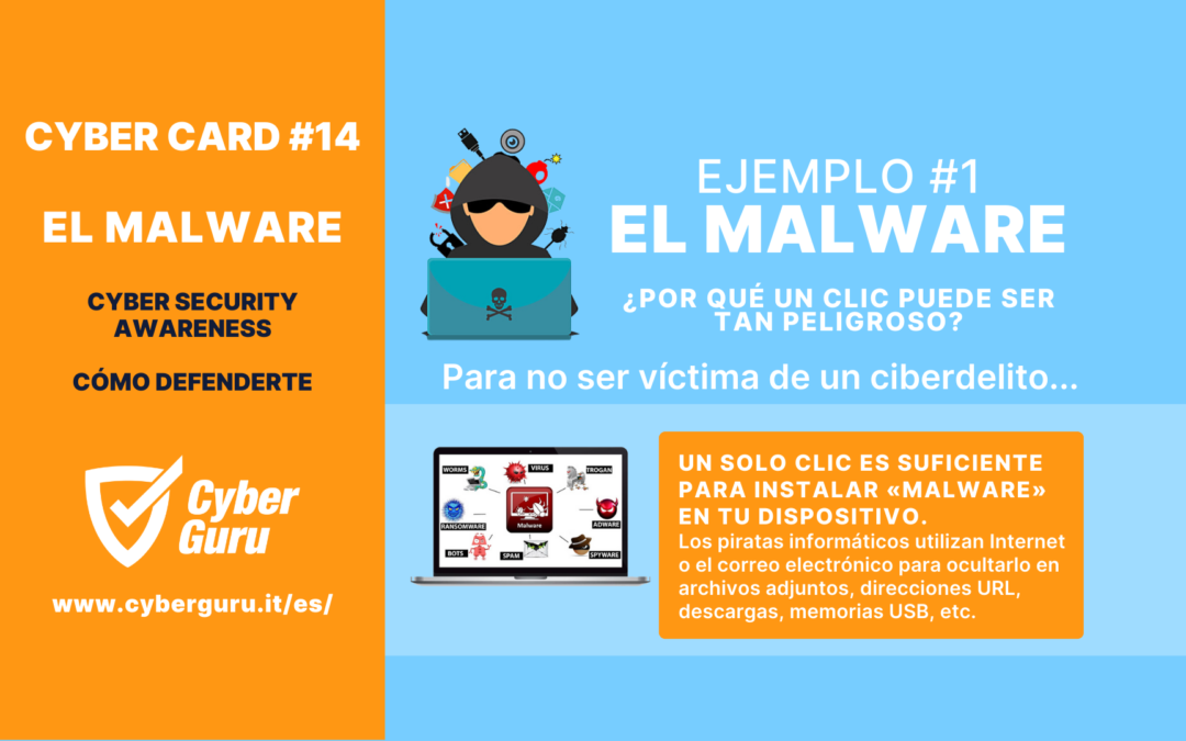 Cibertarjeta n.º 14 – «Malware»: por qué un clic puede resultar peligroso