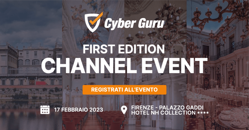 First edition of the Cyber Guru Channel Event