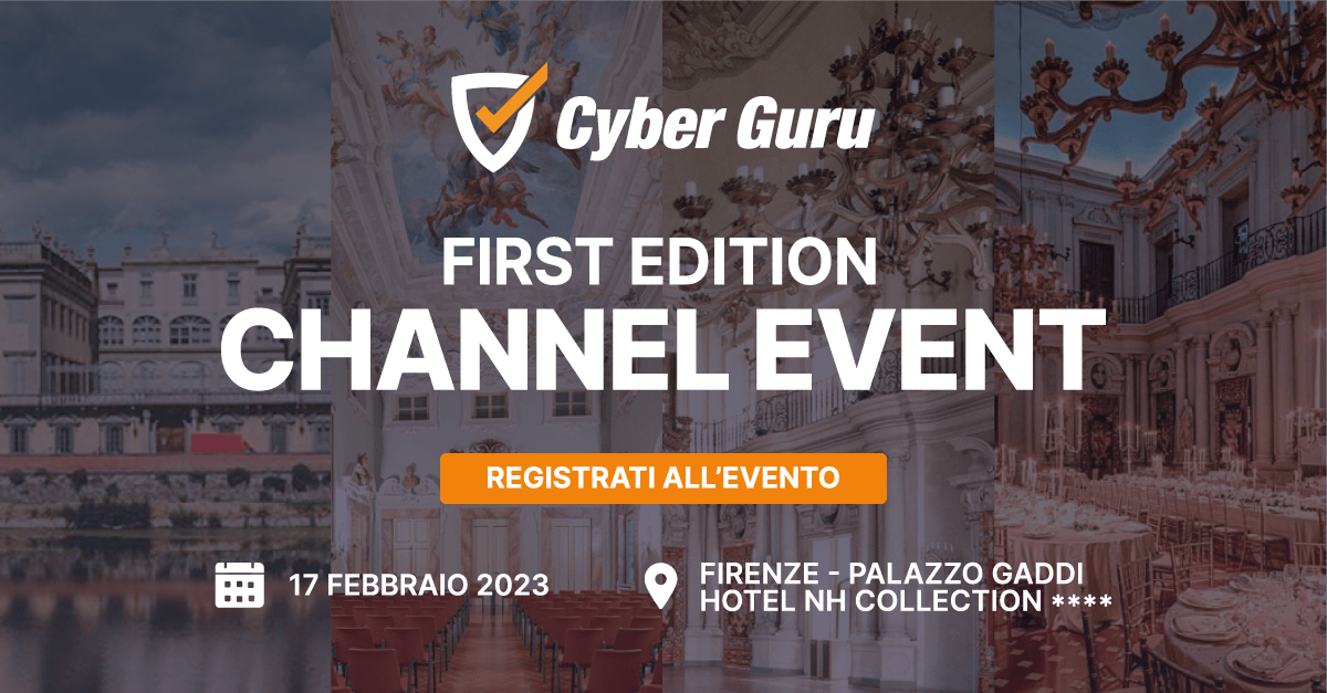 Prima edizione del Cyber Guru Channel Event