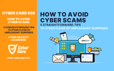 Cyber Card #26 – How to avoid cyber scams