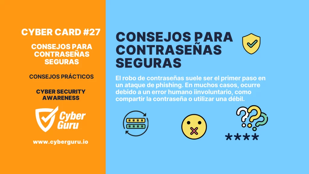 Cyber Card 27 - Contraseñas seguras